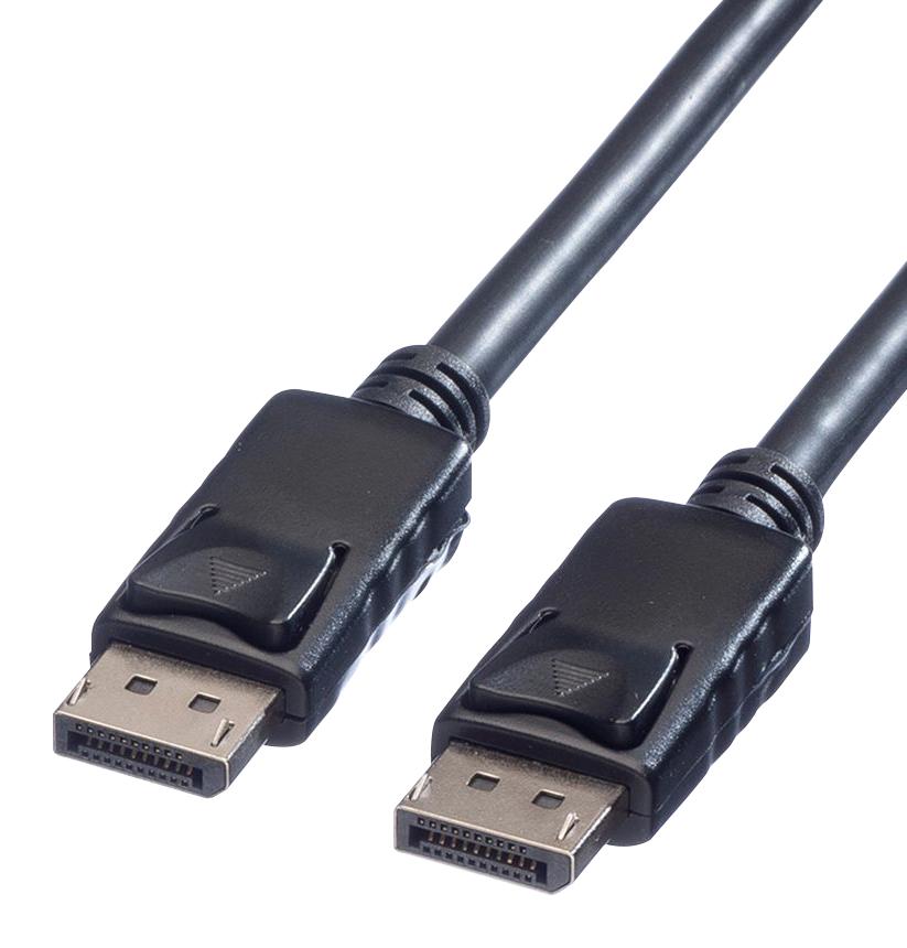 11.04.5603 AUDIO CABLE, DISPLAYPORT PLUG, 3M, BLACK ROLINE