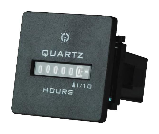 LA25F1 HOUR METER, 90-264VAC, SQUARE BEZEL GIC