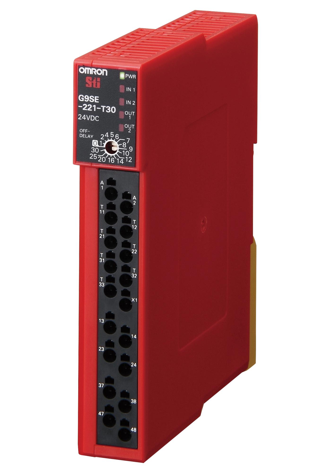 G9SE221T05 SAFETY RELAY, DPST-NO, 24VDC, 5A, SCREW OMRON