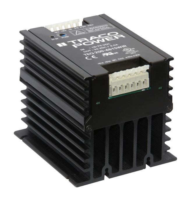 TEQ 200-7212WIR DC-DC CONVERTER, 12V, 20A TRACO POWER