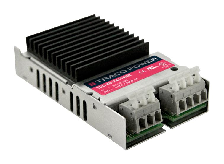 TEQ 40-7215WIR DC-DC CONVERTER, 24V, 1.67A TRACO POWER