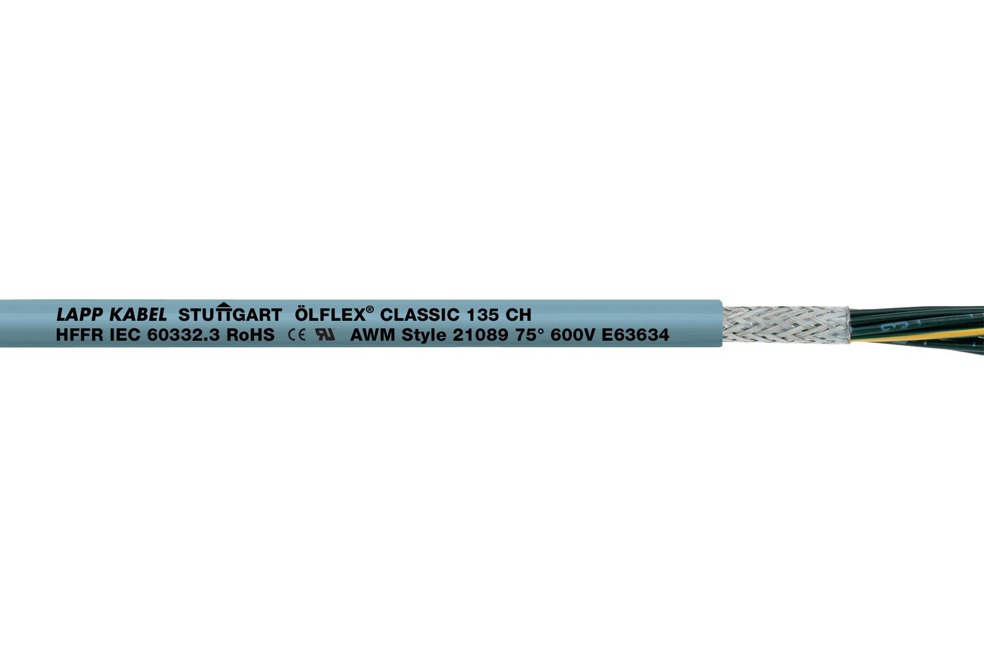 1123340 SHLD FLEX CABLE, 3COND, 2.5MM2, 50M LAPP KABEL