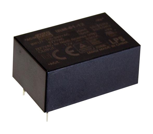 IRM-01-9 POWER SUPPLY, AC-DC, 9V, 0.111A MEAN WELL