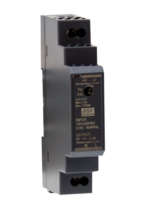 HDR-15-48 POWER SUPPLY, AC-DC, 48V, 0.32A MEAN WELL