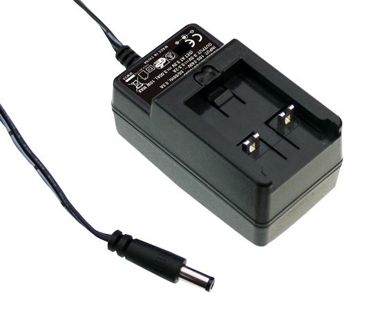 GE18I05-P1J ADAPTOR, AC-DC, 5V, 2.4A MEAN WELL