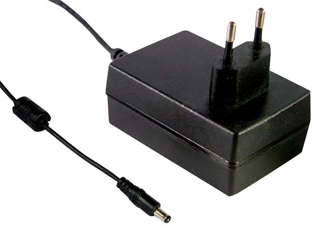 GSM25E12-P1J ADAPTOR, MEDICAL, AC-DC, 12V, 2.08A MEAN WELL