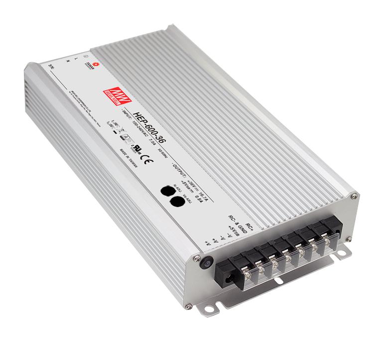 HEP-600-20 POWER SUPPLY, AC-DC, 20V, 28A MEAN WELL