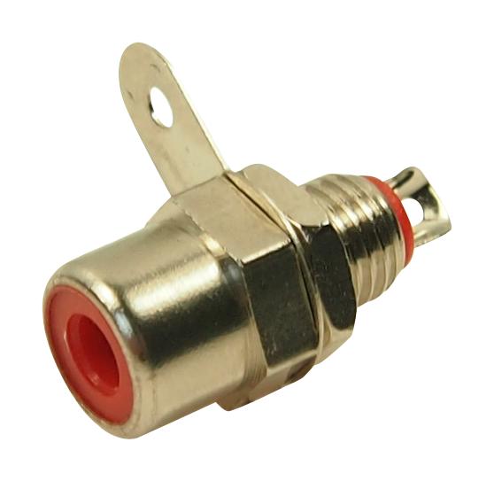 FC68369 RCA CONNECTOR, JACK, 1POS, 3.5MM, RED CLIFF ELECTRONIC COMPONENTS