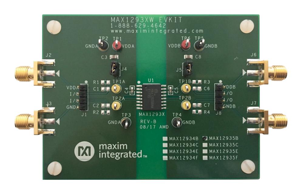 MAX12935BWEVKIT# EVAL BOARD, 2-CH DIGITAL ISOLATOR MAXIM INTEGRATED / ANALOG DEVICES