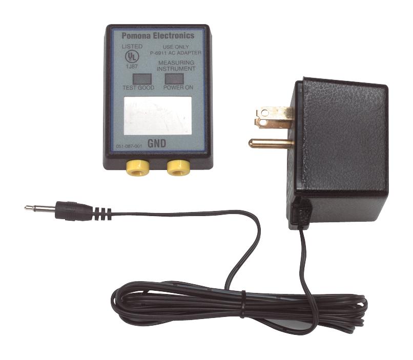 6086. ESD WRIST STRAP TESTER W/ADAPTER, 120VAC POMONA