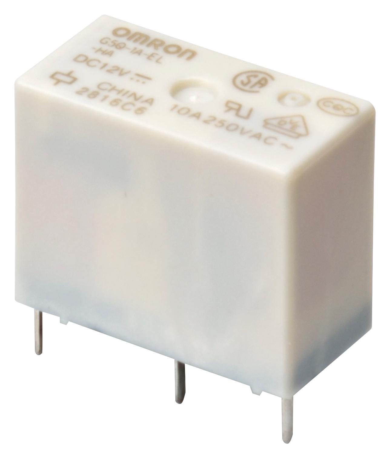 G5Q-1A4-EL3-HA DC5 POWER RELAY, 5VDC, 10A, SPST-NO, TH OMRON