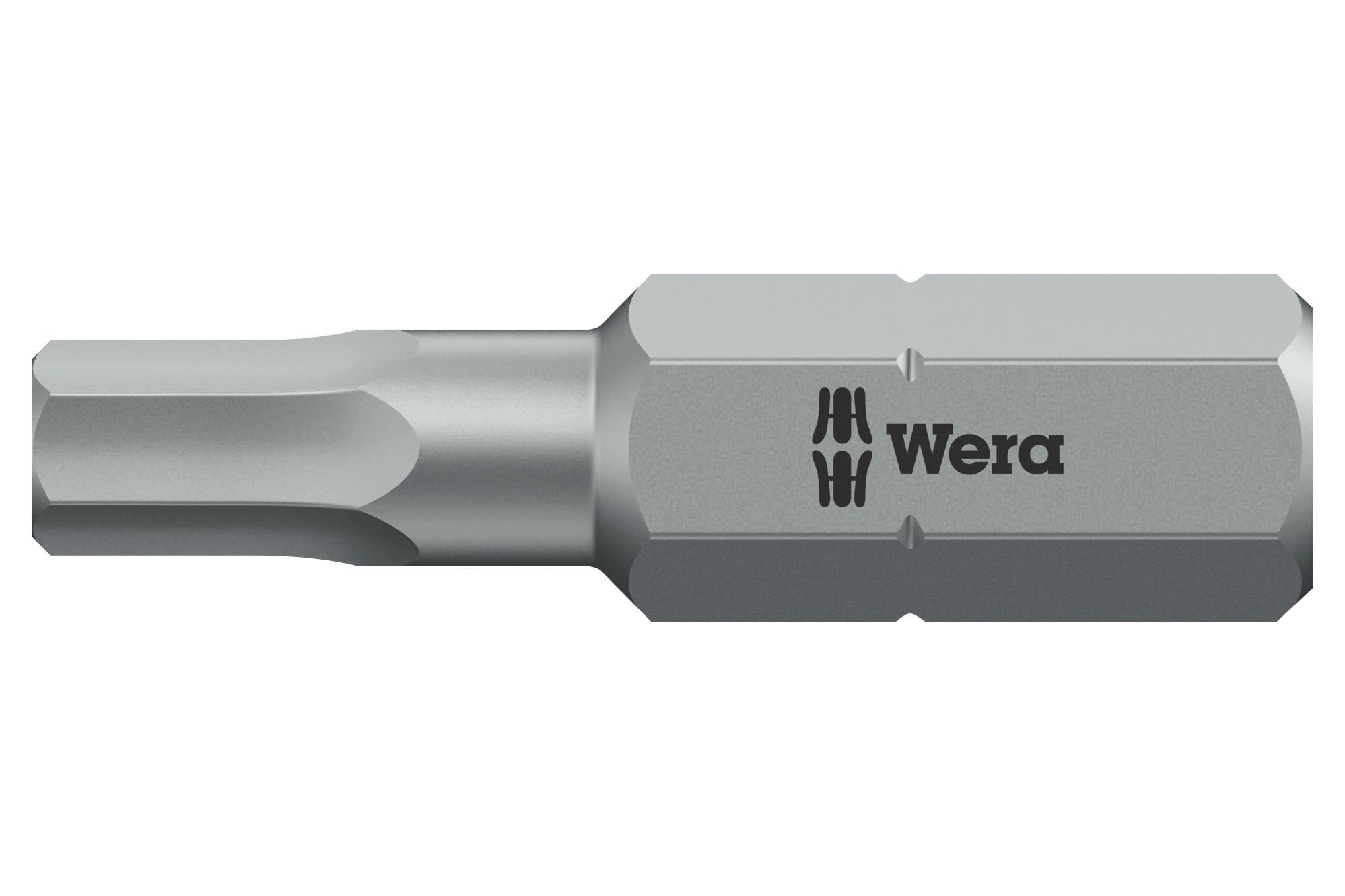 05056332001 HEX BIT, SIZE 7MM X 25MM WERA