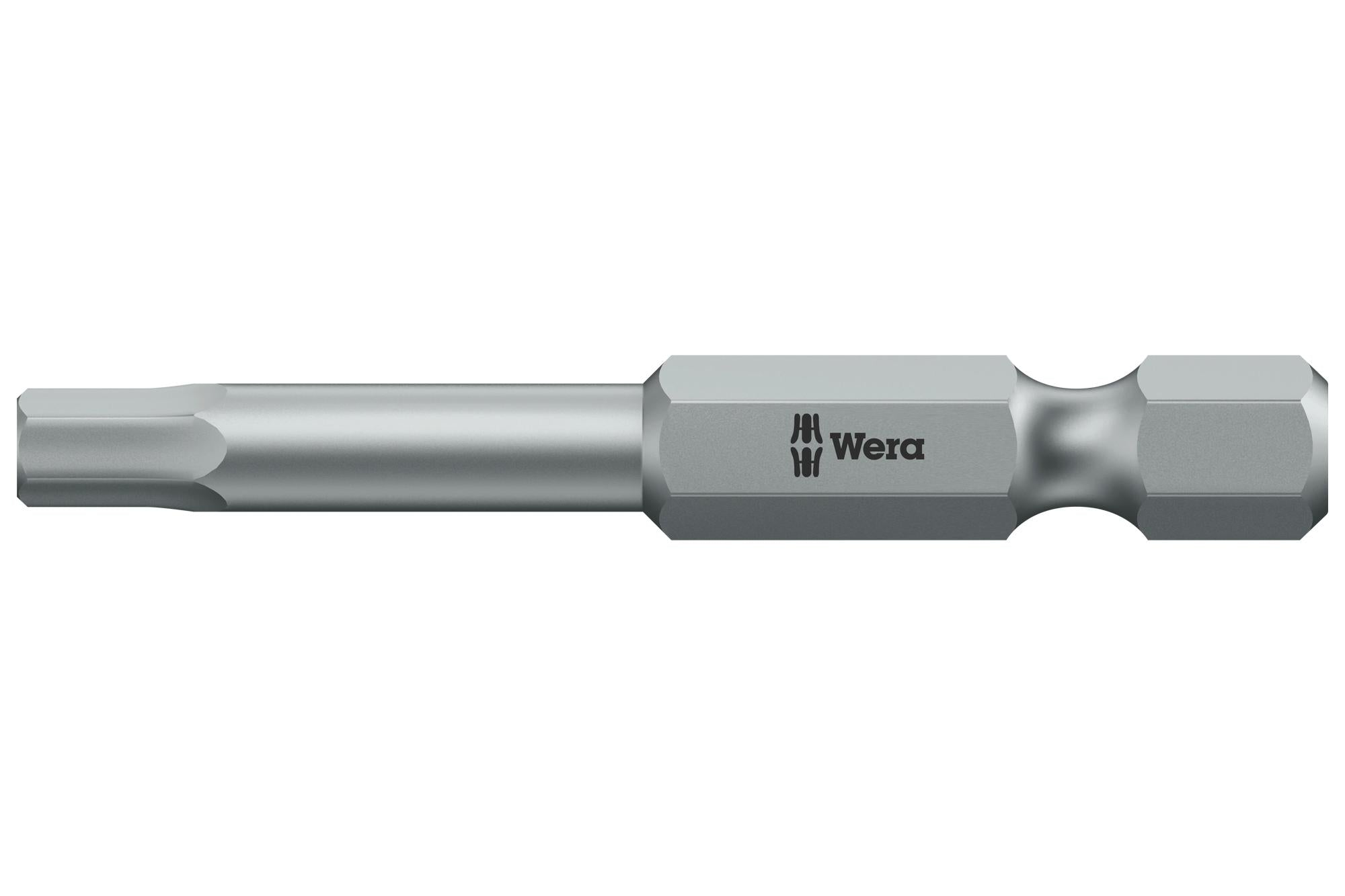 05059604001 HEX BIT, SIZE 2.5MM X 50MM WERA