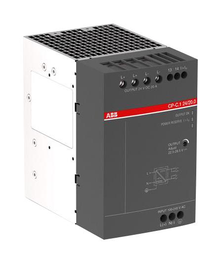 1SVR360763R2001 POWER SUPPLY, AC-DC, 24V, 20A ABB