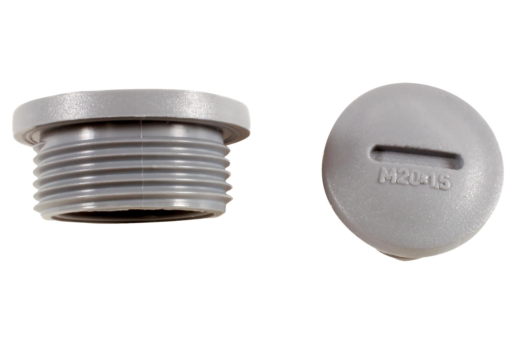 HPM16 SL080 HOLE PLUG, POLYAMIDE 6, M16 X 1.5, SLATE ALPHA WIRE