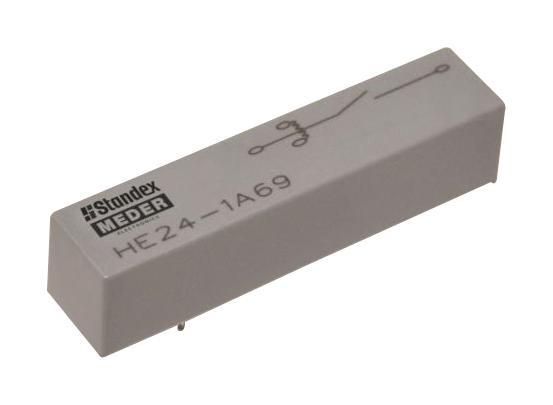 HE24-1A69-03 REED RELAY, SPST-NO, 3A, 10KV, TH STANDEXMEDER
