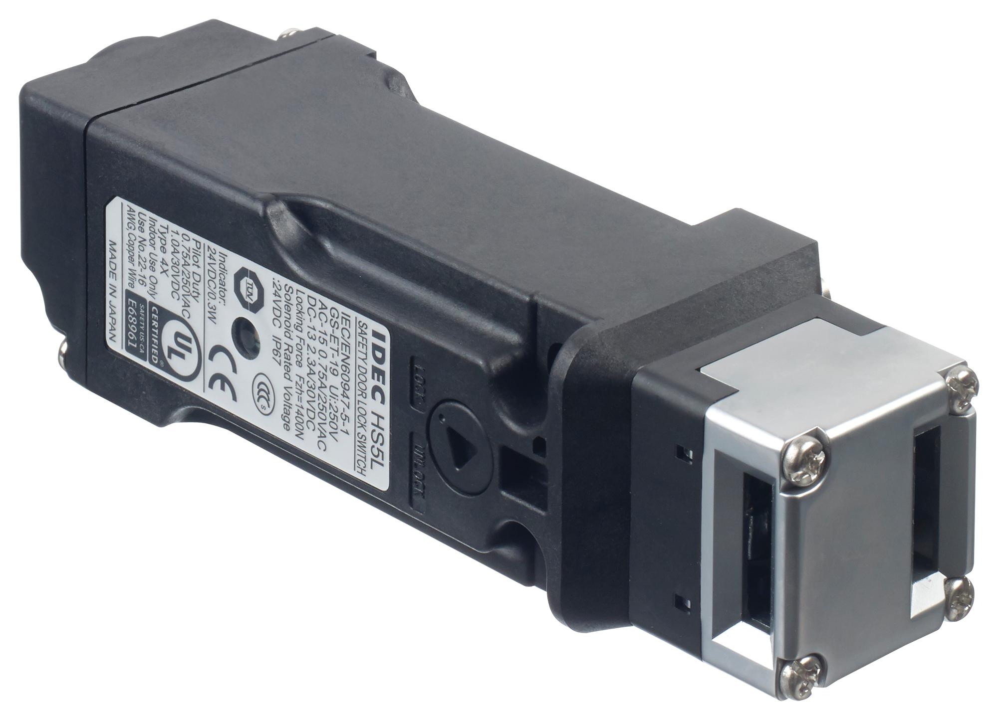 HS5L-VA44LM-G SAFETY SW, DPST-NO, DPST-NC, 2.5A, 250V IDEC