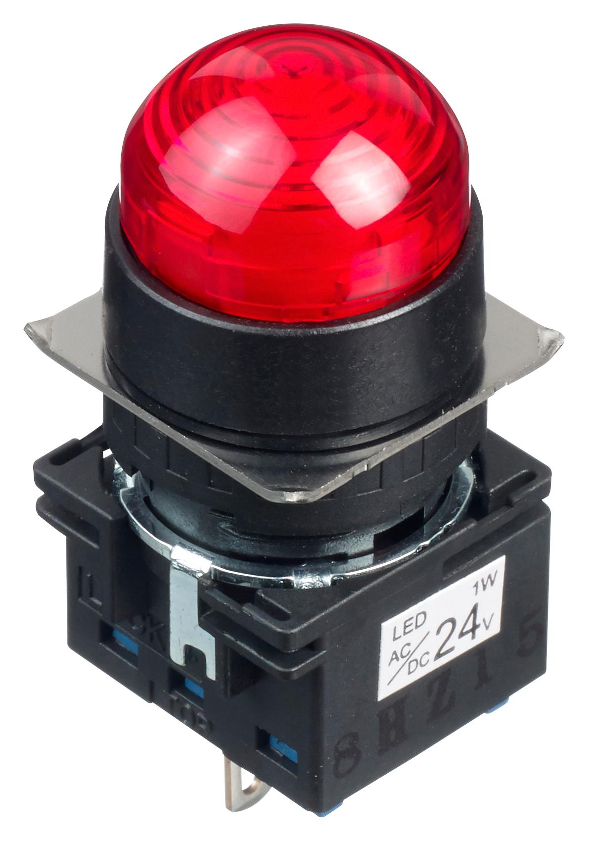 LB1P-2T04R PILOT LIGHT, RED, 24VAC/VDC IDEC