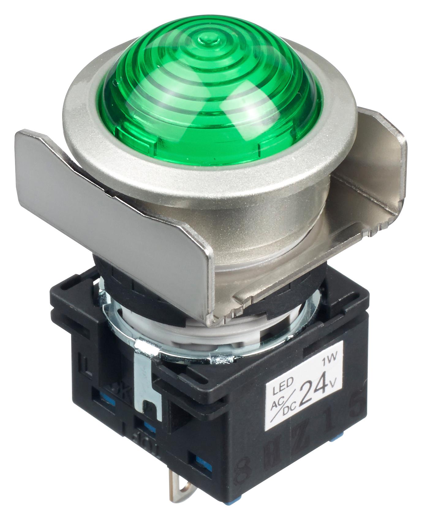 LB6MP-2T04G PILOT LIGHT, GREEN, 24VAC/VDC IDEC