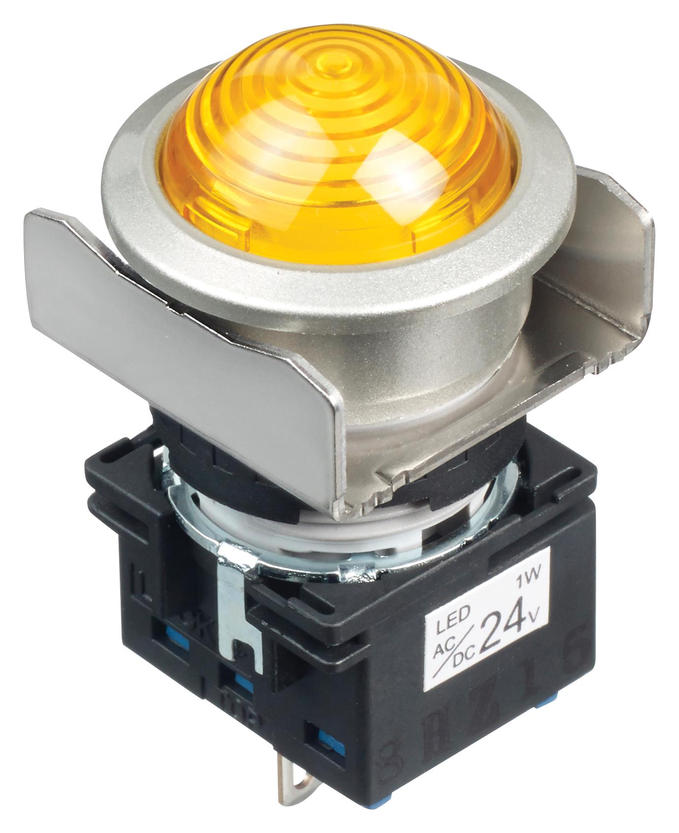 LB6MP-2T04Y PILOT LIGHT, YELLOW, 24VAC/VDC IDEC