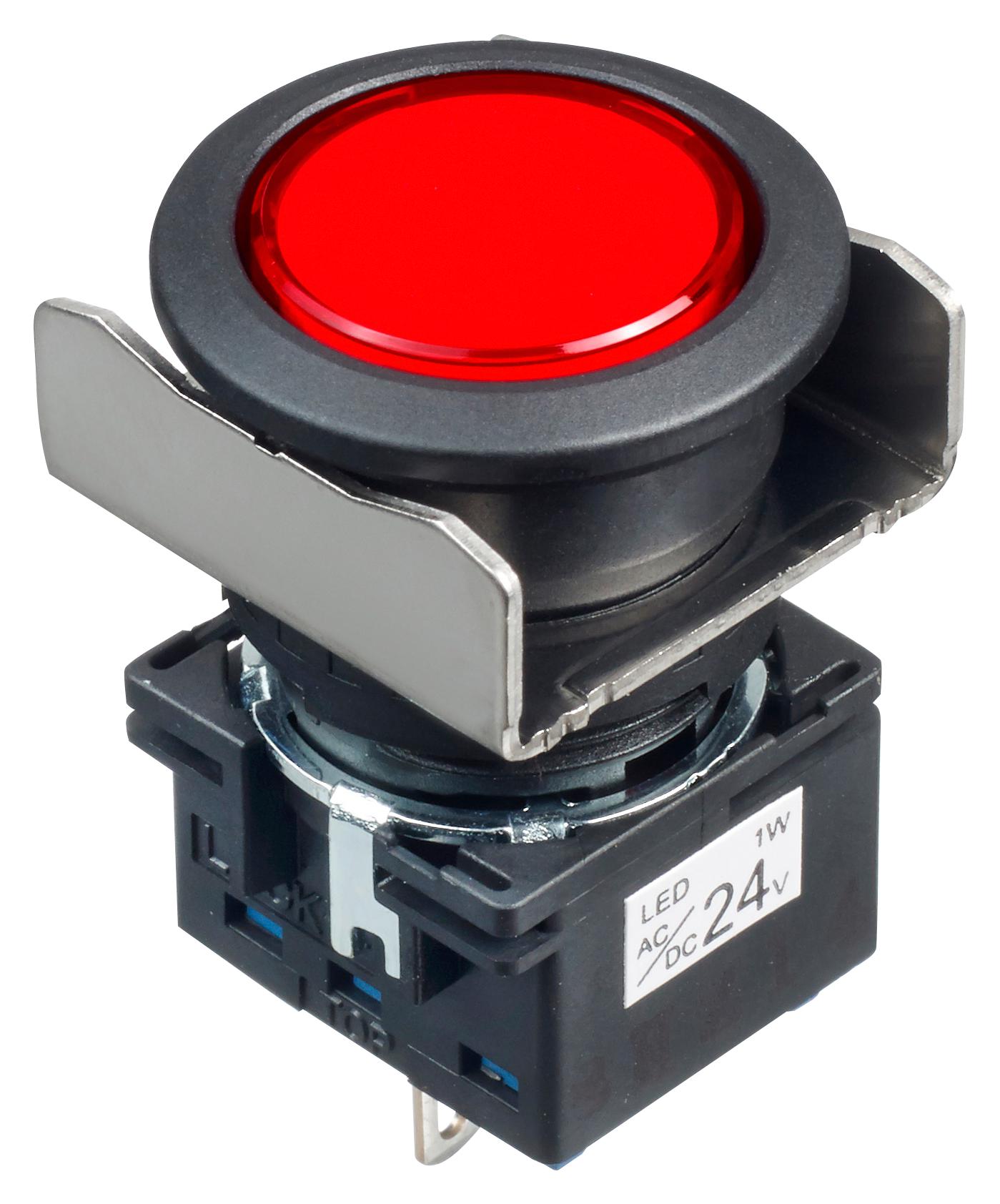LB6P-1T04R PILOT LIGHT, RED, 24VAC/VDC IDEC