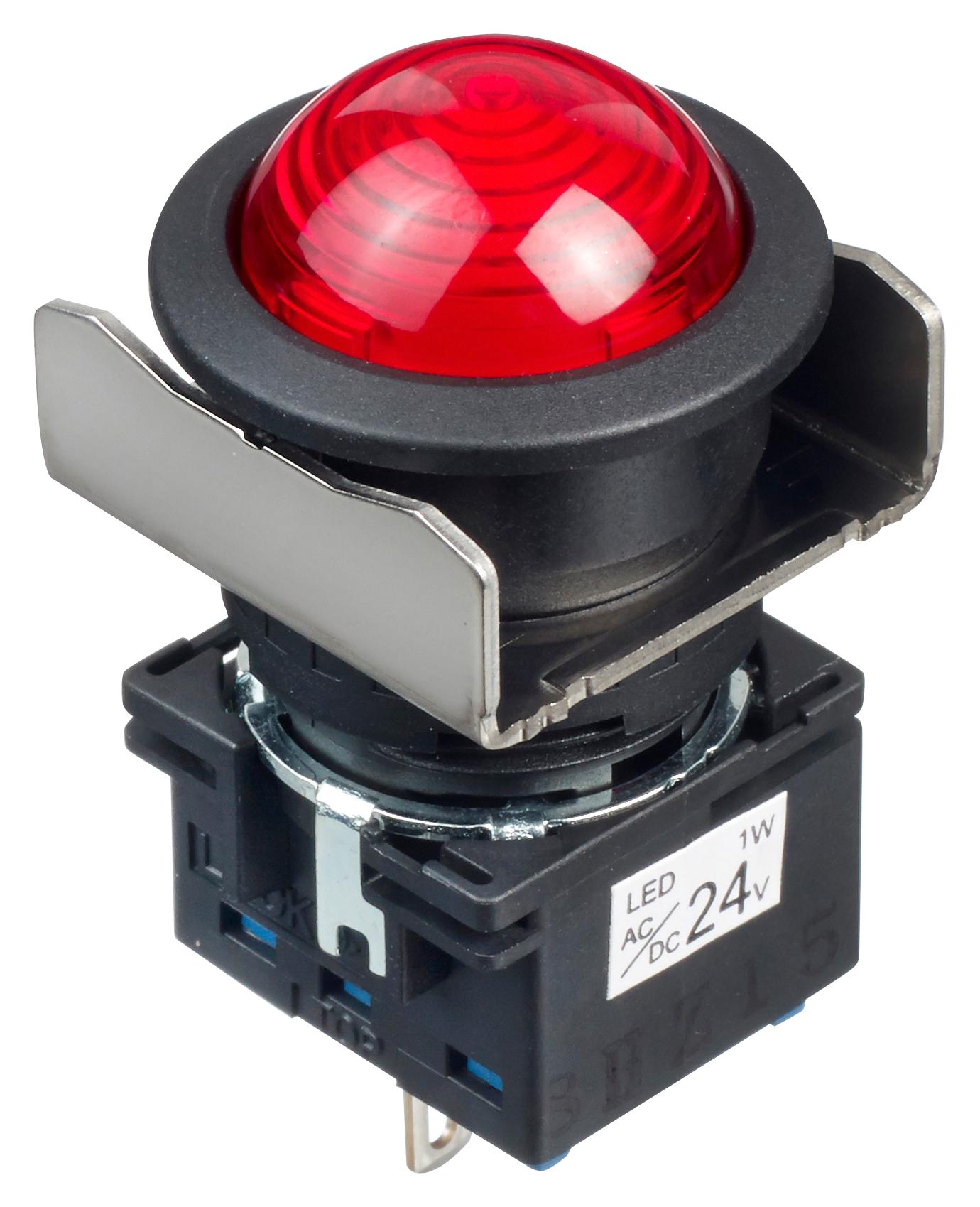LB6P-2T04R PILOT LIGHT, RED, 24VAC/VDC IDEC