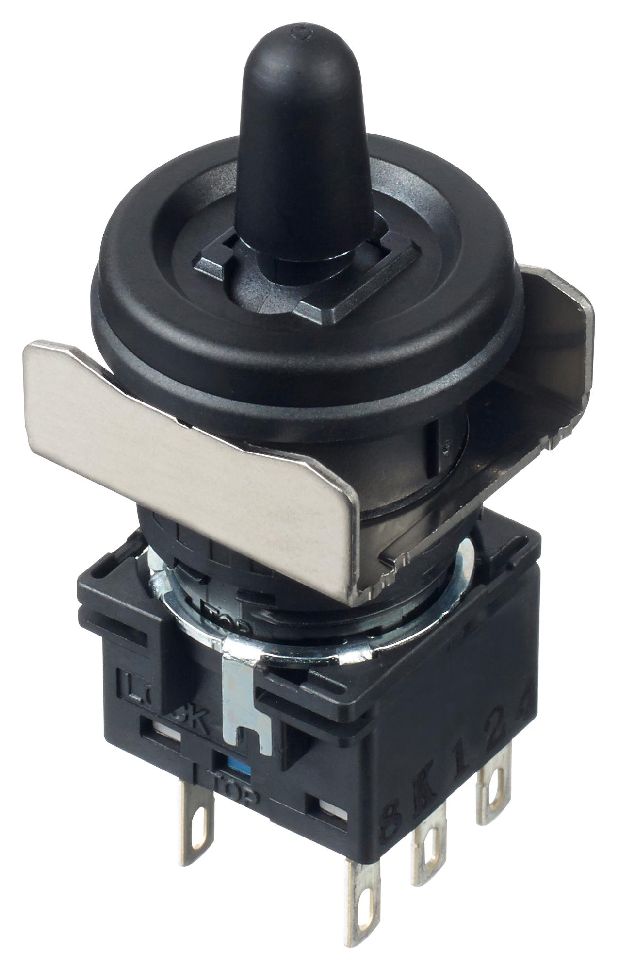 LB6T-3T6 TOGGLE SWITCH, DPDT, 5A, 250VAC, PANEL IDEC
