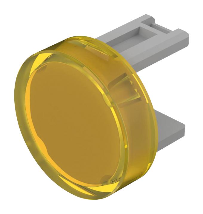 31-933.4 ROUND LENS, YELLOW, PLASTIC EAO