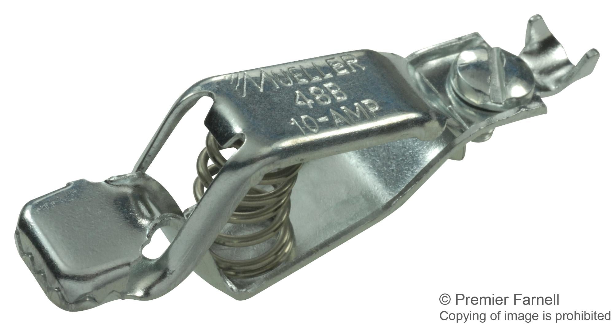 BU-48B AUTO ANALYZER CLIP, STEEL, 10A, 12.7MM MUELLER ELECTRIC