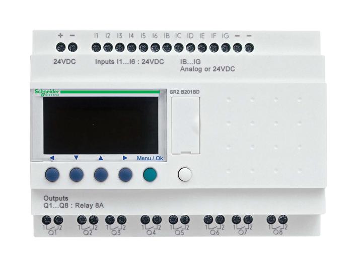 SR2B201JD COMPACT SMART RELAY, 26 I/O, 12V SCHNEIDER ELECTRIC