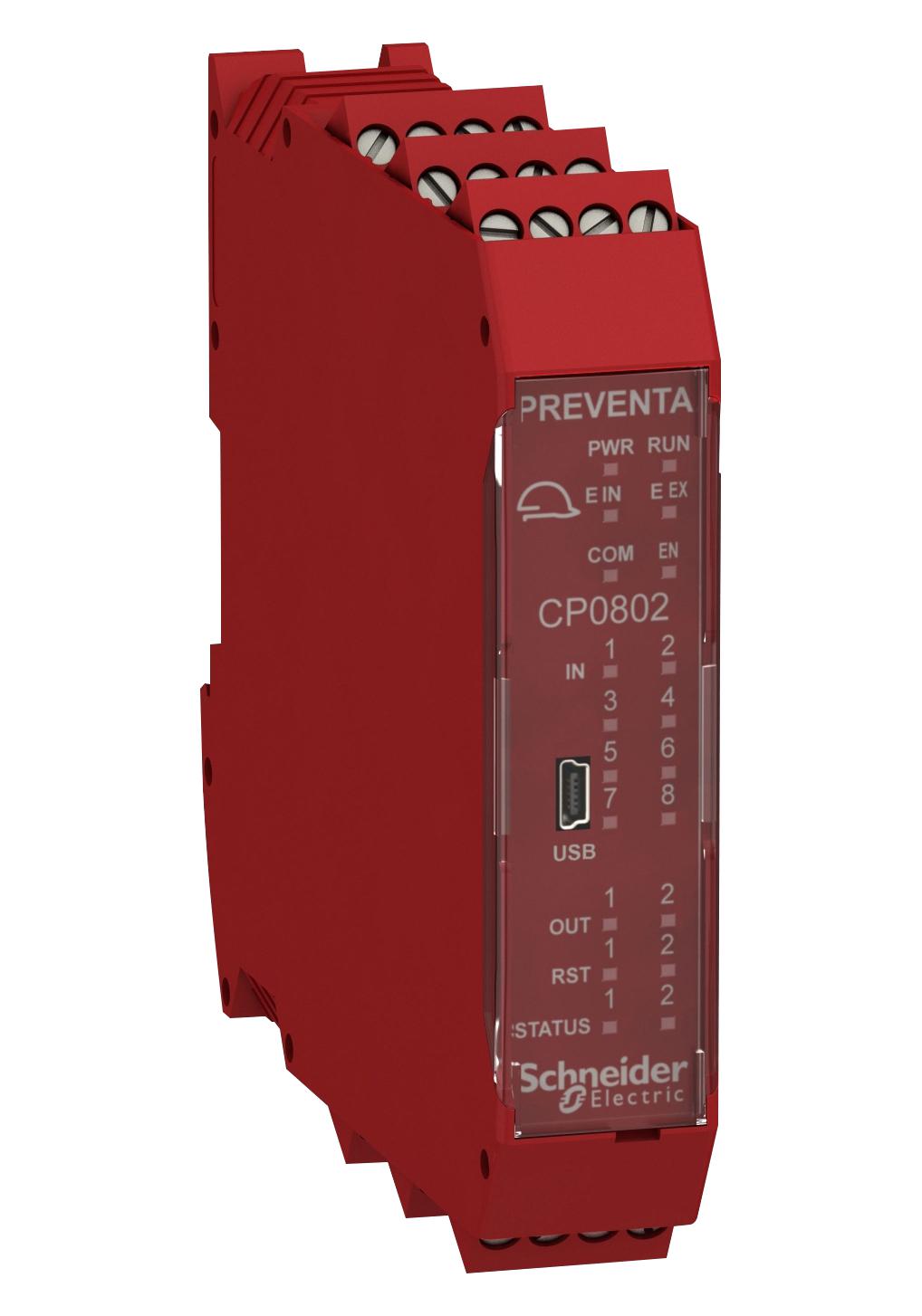 XPSMCMCP0802 SAFETY CONTROLLER, 10 I/P, 8 O/P SCHNEIDER ELECTRIC