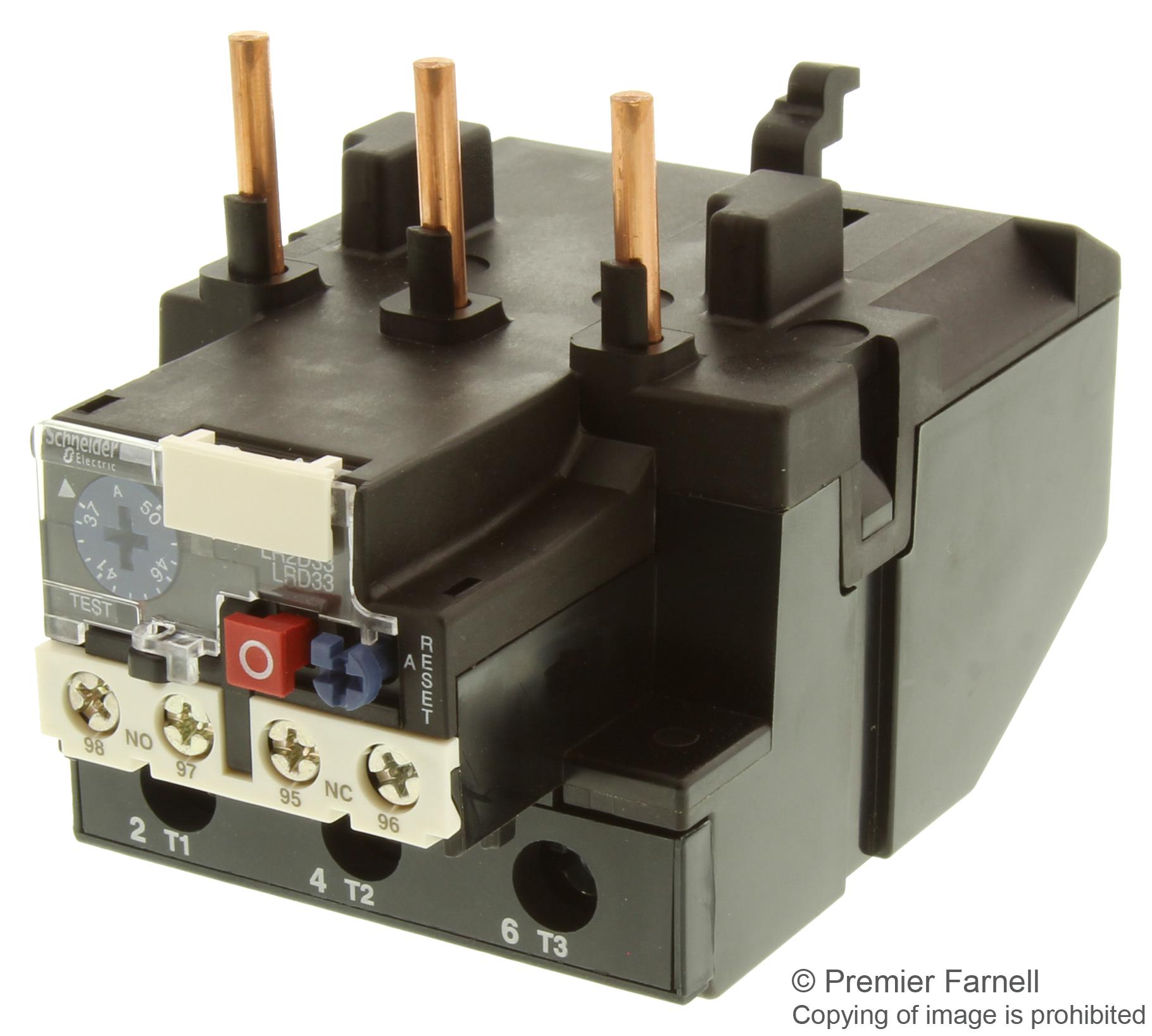 LRD3357 THERMAL OVERLOAD RELAY, 37-50A, 690VAC SCHNEIDER ELECTRIC