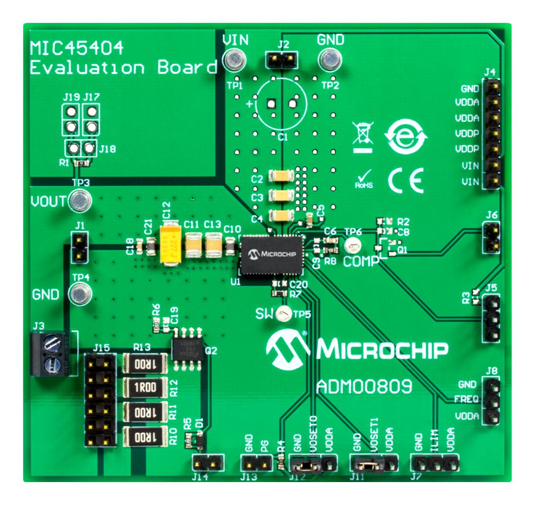 ADM00809 EVAL BOARD, SYNC STEP DOWN CONVERTER MICROCHIP