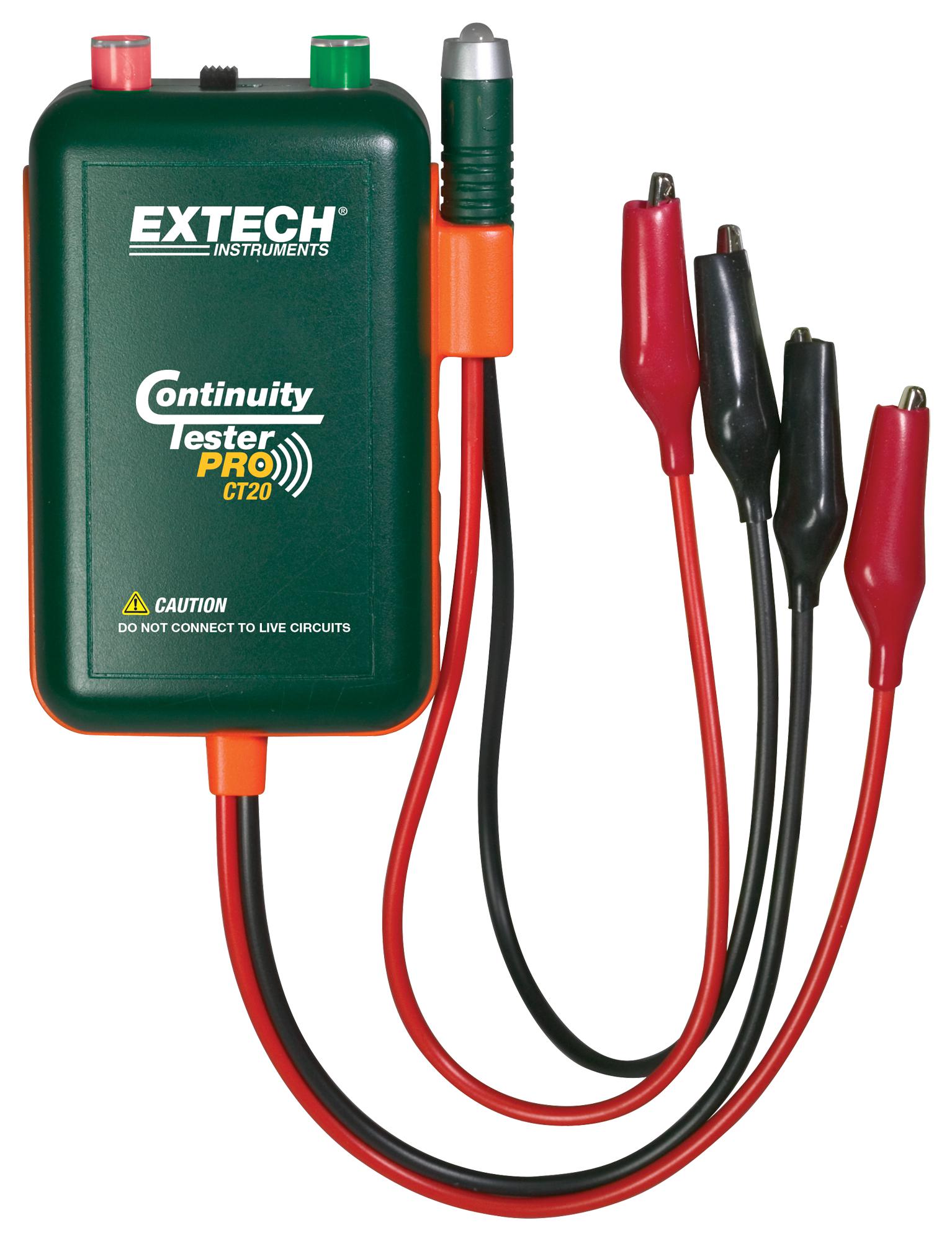 CT20 CONTINUITY TESTER PRO, WIRE & CABLE EXTECH INSTRUMENTS