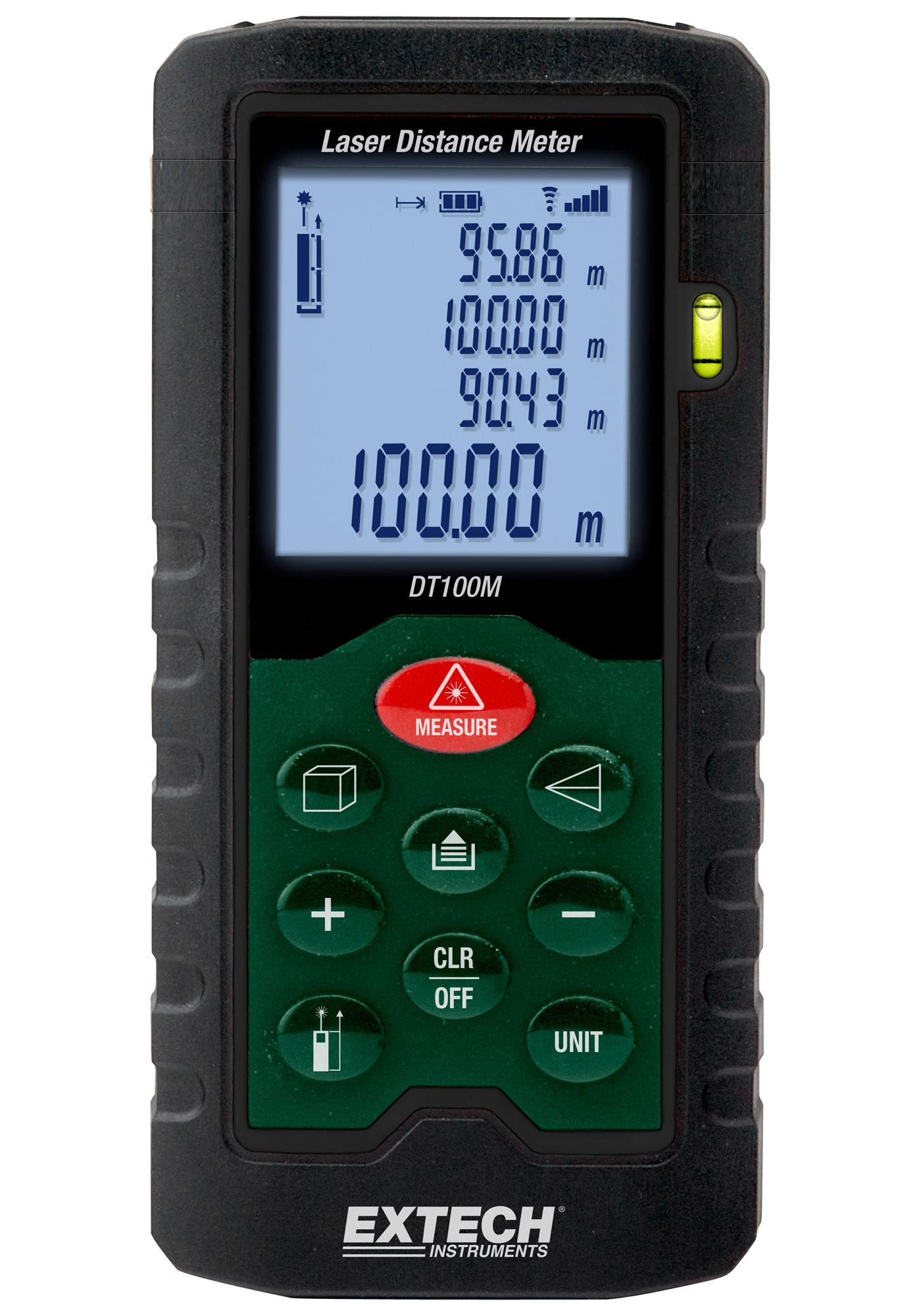 DT100M LASER DISTANCE METER, 0.05M TO 100M EXTECH INSTRUMENTS
