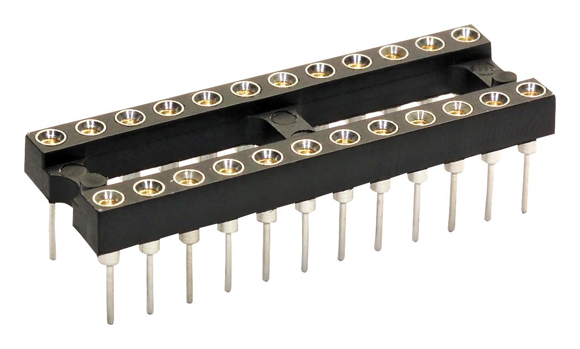 110-93-324-41-001000 . DIP SOCKET, 24POS, THROUGH HOLE MILL MAX