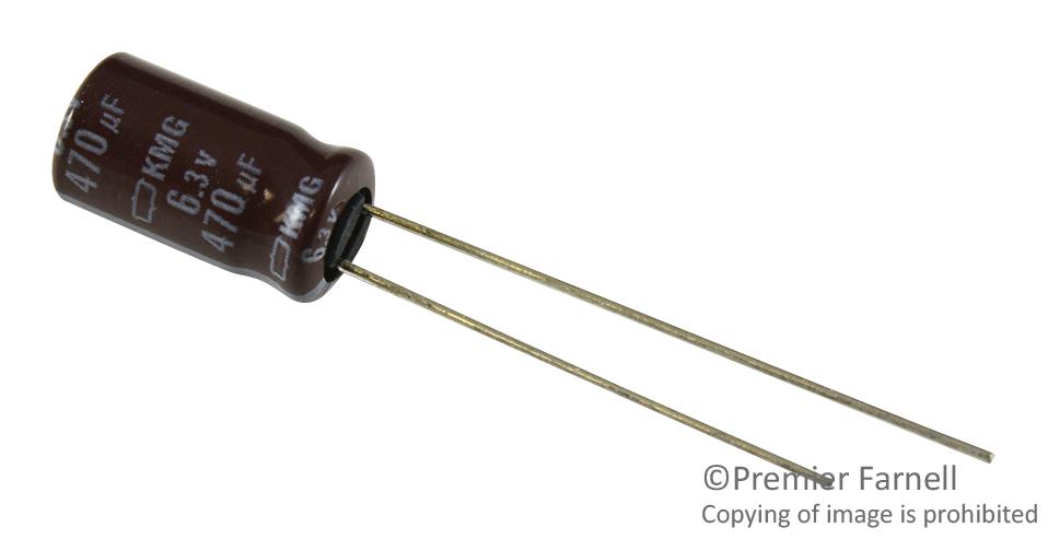 EKMG630ELL331MJ20S CAP, 330µF, 63V, 20% UNITED CHEMI-CON