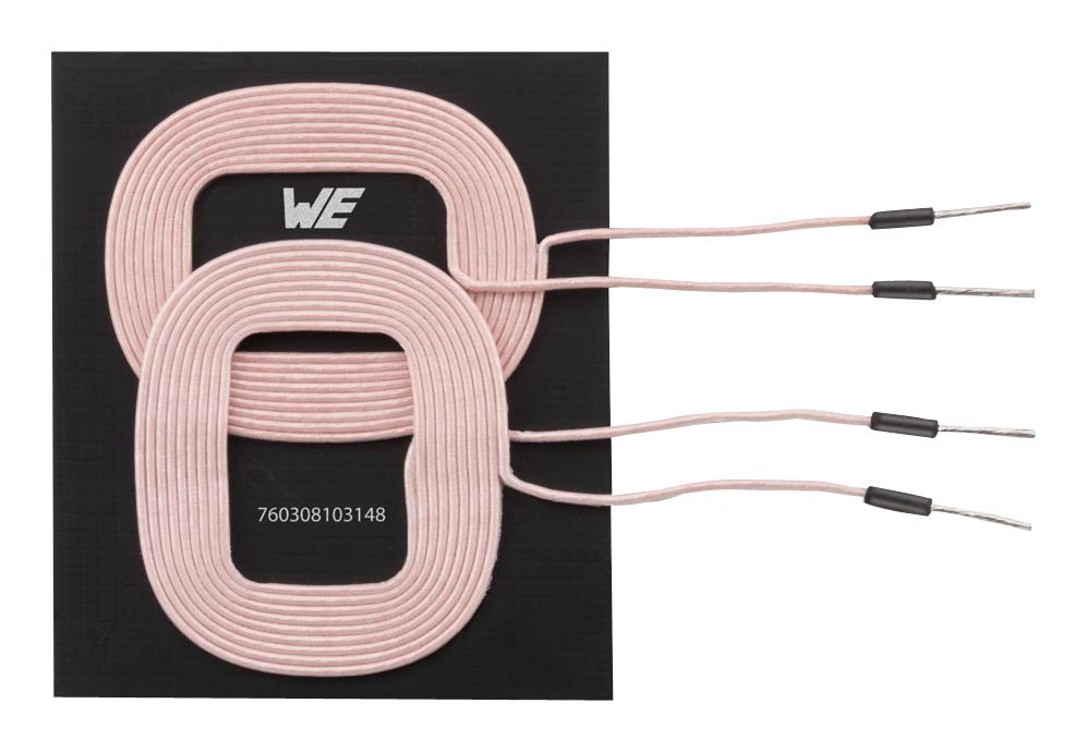 760308103148 CHARGING COIL ARRAY, 6.9UH / 6.4UH, 10% WURTH ELEKTRONIK