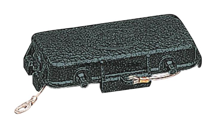 09370165405 PROTECTION COVER W/CORD, 16B, METAL HARTING