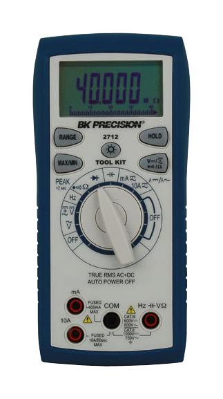 BK2712 DMM, HH, TRUE RMS AC+DC, 4.75 DIGIT B&K PRECISION