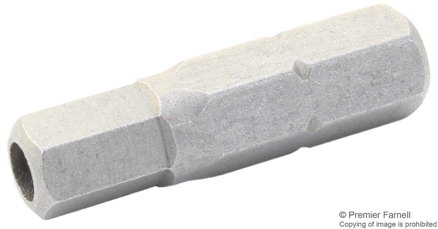 H0.250 M7STPB SF HEX 5.5 POWER BIT, HEX, 5.5MM X 25MM, STEEL,PK10 TR FASTENINGS