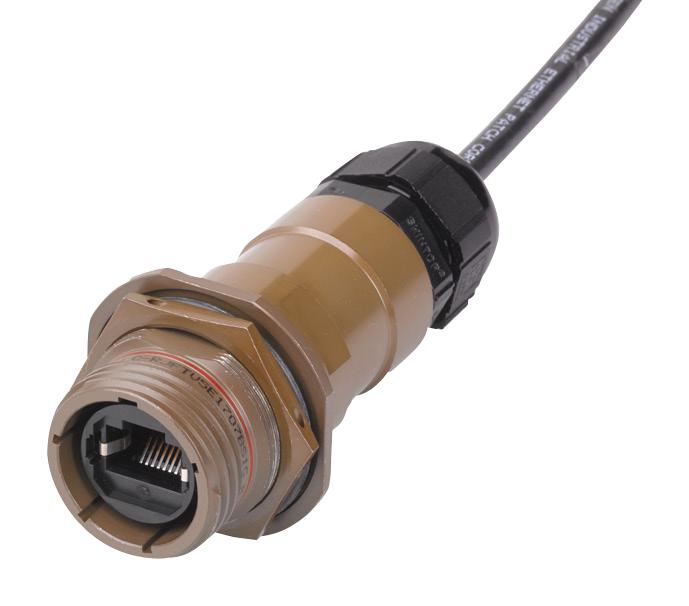 C-RJFTV5E1707BS1G SEALED CONN, RJ45, RCPT, 8POS, JAM NUT CINCH CONNECTIVITY SOLUTIONS