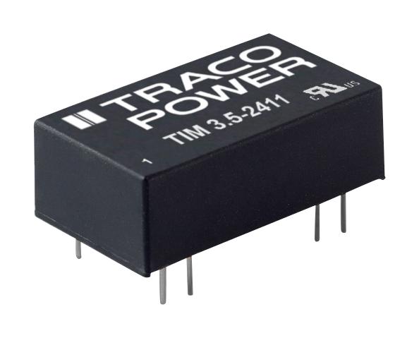 TIM 3.5-2422 DC-DC CONVERTER, MEDICAL, 2 O/P, 3.5W TRACO POWER