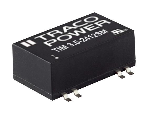 TIM 3.5-4823SM DC-DC CONVERTER, 2 O/P, 3.5W TRACO POWER