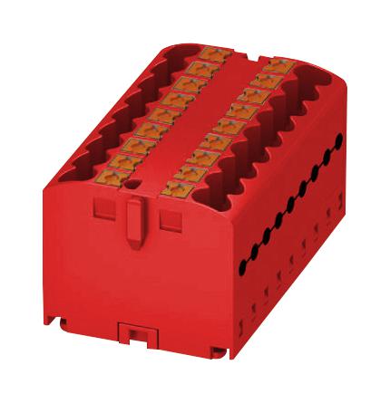PTFIX 18X2,5 RD TB, POWER DISTRIBUTION, 18POLE, 12 AWG PHOENIX CONTACT