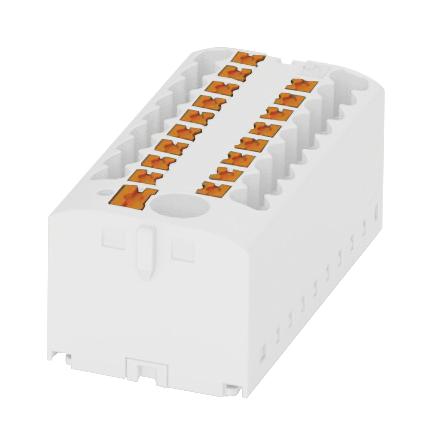 PTFIX 6/18X2,5 WH TB, POWER DISTRIBUTION, 19POLE, 12 AWG PHOENIX CONTACT