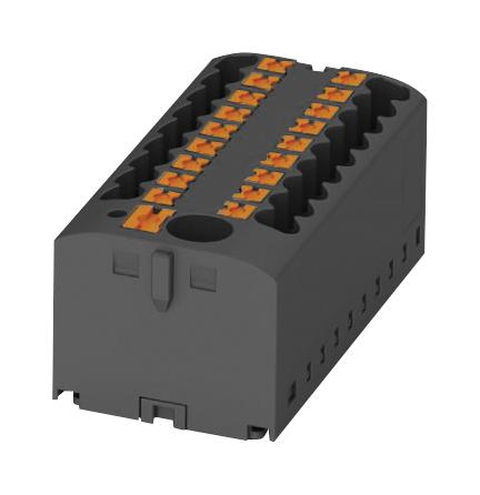 PTFIX 6/18X2,5 BK TB, POWER DISTRIBUTION, 19POLE, 12 AWG PHOENIX CONTACT