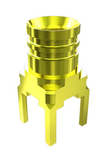 MMCX7-J-P-GF-ST-TH1 RF COAXIAL, MMCX JACK, 75 OHM, PCB SAMTEC