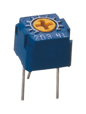 CT-6EP102 TRIMMER POT, CERMET, 1K, 1TURN, TH NIDEC COPAL ELECTRONICS