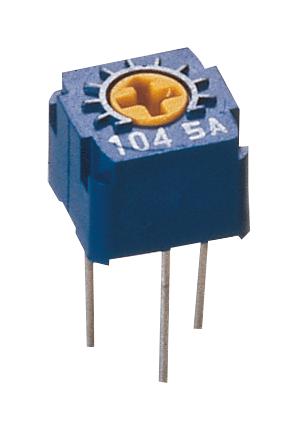 CT-6ER103 TRIMMER POT, CERMET, 10K, 1TURN, TH NIDEC COPAL ELECTRONICS